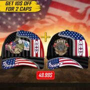 US Veteran Proudly Served Multiservice Cap PVC010805 - Image 13