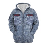 Premium Personalised US Veteran Zip Hoodie NPVC230801 - Image 13