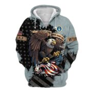 Premium Eagle US Veteran Zip Hoodie NPVC181001 - Image 11