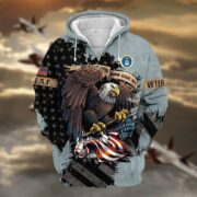 Premium Eagle US Veteran Zip Hoodie NPVC181001 - Image 11