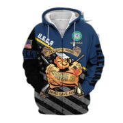 Premium Multiple US Military Services Veteran Zip Hoodie PVC271003 - Image 20