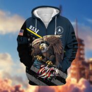 Premium All Gave Some Some Gave All US Veteran Zip Hoodie NPVC050911 - Image 16