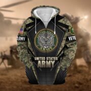 Unique Camo Soldiers US Veteran Zip Hoodie NPVC251110 - Image 3