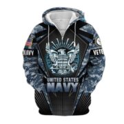 Unique Camo Soldiers US Veteran Zip Hoodie NPVC251110 - Image 6