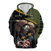Premium All Gave Some US Veteran Zip Hoodie NPVC101102 - Image 4