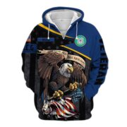Premium All Gave Some US Veteran Zip Hoodie NPVC101102 - Image 8