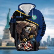 Premium All Gave Some US Veteran Zip Hoodie NPVC101102 - Image 8