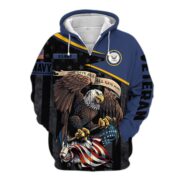 Premium All Gave Some US Veteran Zip Hoodie NPVC101102 - Image 5