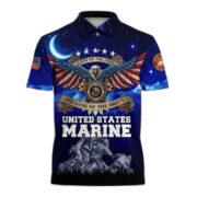 Premium Land Of The Free US Veteran Polo Shirt NPVC200201 - Image 7