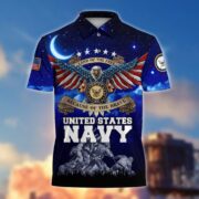 Premium Land Of The Free US Veteran Polo Shirt NPVC200201 - Image 5