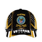 Premium U.S Multiple Service Veteran 3D Cap PVC260403 - Image 11