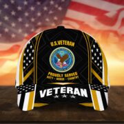 Premium U.S Multiple Service Veteran 3D Cap PVC260403 - Image 11