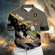 Premium All Gave Some Some Gave All US Veteran Polo Shirt NPVC230203 - Image 2