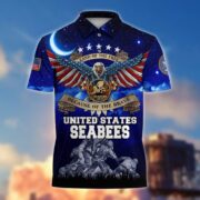 Premium Land Of The Free US Veteran Polo Shirt NPVC200201 - Image 6