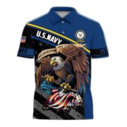 Premium Eagle US Veteran Polo Shirt NPVC060301 - Image 6