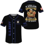 Premium Being A Veteran Is An Honor US Veteran Baseball Jersey NPVC310301 - Image 3