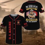 Premium Being A Veteran Is An Honor US Veteran Baseball Jersey NPVC310301 - Image 5
