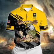 Premium All Gave Some Some Gave All US Veteran Polo Shirt NPVC230203 - Image 4