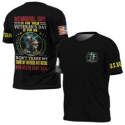 Premium Memorial Day Is For Them Veteran's Day Is For Me US Veteran T-Shirt NPVC060203 - Image 2