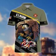 Premium Eagle US Veteran Polo Shirt NPVC060301 - Image 10