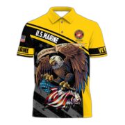 Premium Eagle US Veteran Polo Shirt NPVC060301 - Image 9