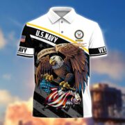 Premium Eagle US Veteran Polo Shirt NPVC060301 - Image 7