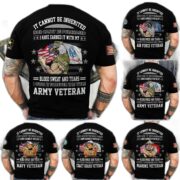 Premium I Have Earned It With My Blood Sweat And Tears US Veteran T-Shirt NPVC210401