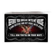 Before You Break Into My House US Veteran Doormat NPVC120501 - Image 2