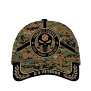 Badass Puniskull Multiservice U.S Veteran Cap NPVC150503 - Image 9