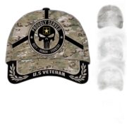 Badass Puniskull Multiservice U.S Veteran Cap NPVC150503