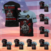 Premium I Am A US Veteran T-Shirt NPVC160502