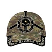 Badass Puniskull Multiservice U.S Veteran Cap NPVC150503 - Image 3