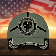 Badass Puniskull Multiservice U.S Veteran Cap NPVC150503 - Image 5