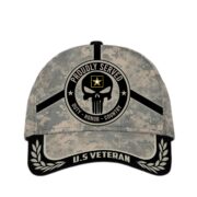 Badass Puniskull Multiservice U.S Veteran Cap NPVC150503 - Image 4