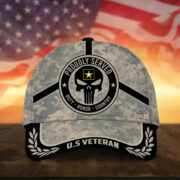 Badass Puniskull Multiservice U.S Veteran Cap NPVC150503 - Image 4