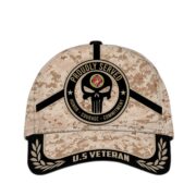 Badass Puniskull Multiservice U.S Veteran Cap NPVC150503 - Image 10