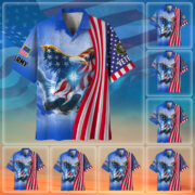Premium American Patriot US Veteran Hawaii Shirt NPVC070601