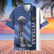 Premium Multiple US Military Services US Veteran Hawaii Shirt APVC120703 - Image 3