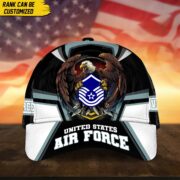 Premium Personalized Custom Rank US Veteran Cap APVC220701 - Image 7