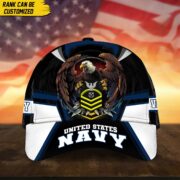 Premium Personalized Custom Rank US Veteran Cap APVC220701 - Image 4