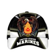 Premium Personalized Custom Rank US Veteran Cap APVC220701 - Image 6