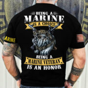 Premium Multiple US Military Services Veteran T-Shirt NPVC250203 - Image 8