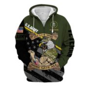 Premium Multiple US Military Services Veteran Zip Hoodie PVC271003 - Image 3