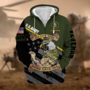 Premium Multiple US Military Services Veteran Zip Hoodie PVC271003 - Image 3