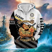 Premium Multiple US Military Services Veteran Zip Hoodie PVC271003 - Image 7