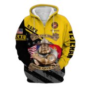 Premium Multiple US Military Services Veteran Zip Hoodie PVC271003 - Image 14
