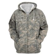 Premium Personalized US Veteran Zip Hoodie APVC080808 - Image 3