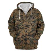 Premium Personalized US Veteran Zip Hoodie APVC080808 - Image 12