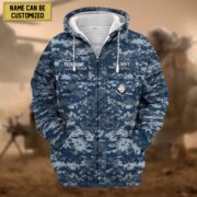 Premium Personalized US Veteran Zip Hoodie APVC080808 - Image 9