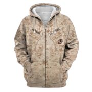 Premium Personalized US Veteran Zip Hoodie APVC080808 - Image 13